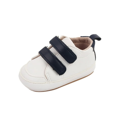 

Hwmodou Spring And Summer Children And Infants Toddler Shoes Boys And Girls Floor Sports Flat Soles Light And Comfortable Solid Color Hook Loop