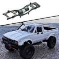 thumbnail image 4 of marco del chasis del coche rc RC Chasis Frame Sheel Kit 370 Motor Para WPL C14 C24 1:16 Truck Model Car Negro negro Magideal marco del chasis del coche rc, 4 of 6