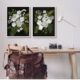 thumbnail image 2 of Stupell Industries Bold White Flower Blossoms Graphic Art White Framed Art Print Wall Art, Set of 2, Design by Regina Moore, 2 of 7