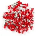 thumbnail image 2 of 100pcs MALE BULLET CONNECTOR NYLON .157 RED 22-18 GAUGE, 2 of 2