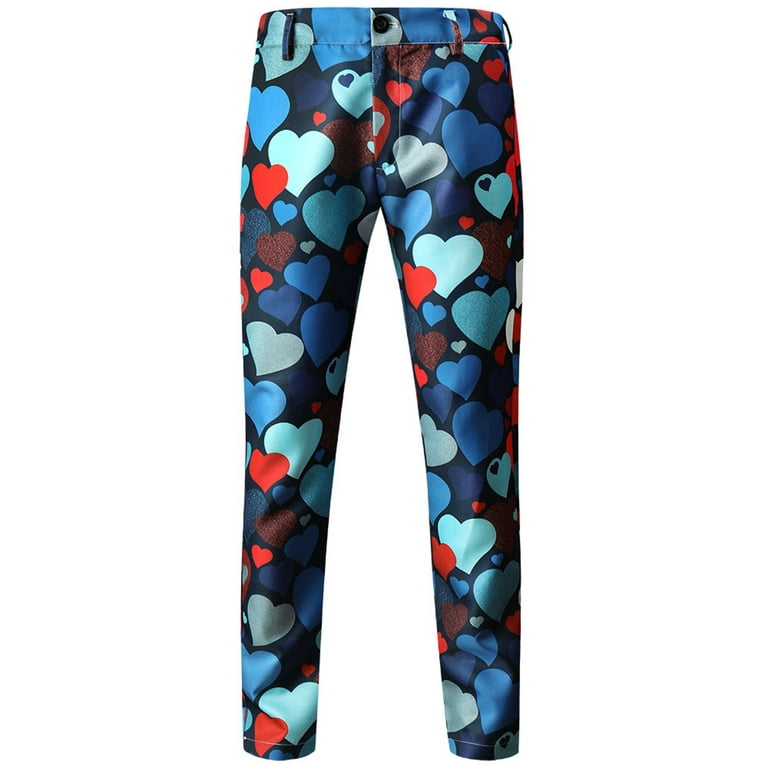 zuwimk Pants For Men Fashion,Men's Rainier Lightweight Comfort Travel Tech  Chino Pants Blue,L 