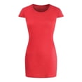 thumbnail image 3 of LLYwey s Maxi Dresses for Women 2024 Round Neck Tight Bag Hip Short Dress New formal Dresses Red M, 3 of 4