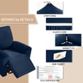 thumbnail image 4 of JIATER Velvet Recliner Chair Cover Stretch Couch Cover for Recliner Chair Washable Slipcover Furniture Protector for Dogs, Pet Cats, 4 of 8