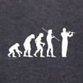 thumbnail image 3 of CafePress - Flute Evolution Long Sleeve T Shirt - Mens Hooded Shirt, 3 of 3