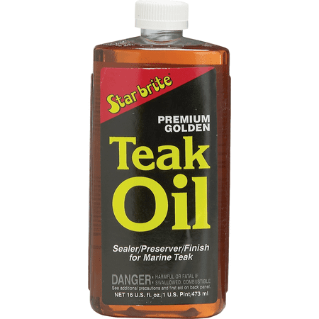 Premium Golden Teak Oil Finish - Single Pack — Residential Use, Standard Application