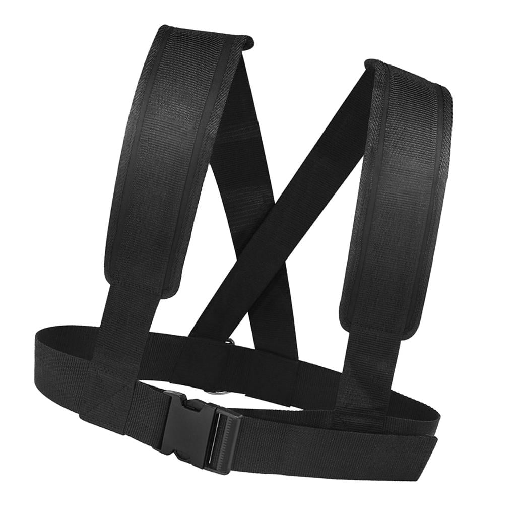 Adjustable Sled Harness Vest Pull Strap Fitness Workout Resistance