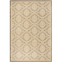 SAFAVIEH Martha Stewart Geometric Eyed Area Rug, Reed, 5'3" x 7'6"