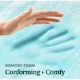 thumbnail image 4 of 4 Inch Swirl Gel Cooling Memory Foam Mattress Topper / Cooling, Airflow Design / CertiPUR-US Certified, King Yellow, 4 of 5