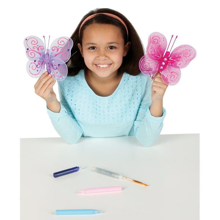 Kids Crafts: Doll Pin Butterflies – Fun Littles
