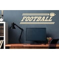 thumbnail image 4 of Football Boys Wall Decals Stickers Vinyl Lettering Art Sports Bedroom Décor 23x7-Inch, Beige, 4 of 6