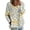 Yellow, variant on Blouse for Women Plus Size Long Sleeve Enthic Western Tops for Women Crew Neck Casual Loose Pullover Tops