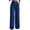 Wine, variant on ctdiral Womens Elastic Waist Dress Pants High Waist Wide Leg Pants with Pockets Solid Color Straight Trousers Business Work Slacks Khaki XXL