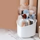 thumbnail image 5 of Caja para Guardar Brochas de Maquillaje, Diseño Giratorio de 360°, 8 Compartimentos para Brochas, Bolígrafos y Tijeras, Organizador para El Hogar y La Oficina, Organizador de Escritorio para El Aula,, 5 of 7