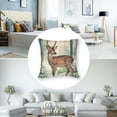 thumbnail image 5 of Acheng  Forest Animals Pillow Covers Set of 2 Deer Decorative Pillows Case Outdoor for Couch Sofa Room Home Decor 22x22in, 5 of 7
