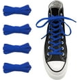 thumbnail image 1 of GHSDFBB 2 Pairs 5/16" Wide Elastic Shoe Laces Replacement Laces for Converse High Tops, Stretch Flat Shoelaces Shoe Strings, 1 of 7