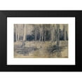 thumbnail image 2 of Santiago Rusiñol 18x13 Black Modern Framed Museum Art Print Titled - Grove (1880-1885), 2 of 5