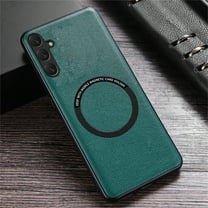 Dteck for Samsung Galaxy S24 Case Compatible with Magsafe, Magnetic Protective Slim Thin Dual Layer Shockproof Bumper Full Body Rugged Hard Back Anti-Scratch Cover, Green