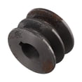 thumbnail image 2 of V-Belt pulley A Type Double Slot Pulley Motor Cast Iron Dia Power Tool Accessory 50x31x19mm, 2 of 8