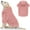 Pink, variant on NCY Fuzzy Dog Sweaters for Large Dogs Soft Double-Sided Plush Fleece Pet Sweater Clothes Pet Coats Dog Hoodie Sherpa Hooded Sweatshirt(Pink-L)