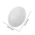 thumbnail image 2 of GETAJGHSD 10Pcs Realistic White Artificial Bird Eggs for Bird Breeding Use, 2 of 6