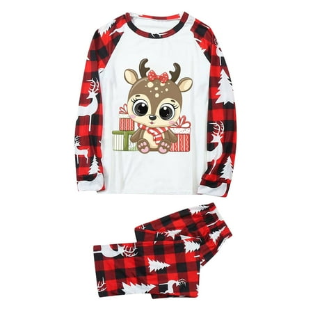 

Lightweight Knit Family Matching Pajama PJ Sets For Christmas And Halloween