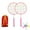 Pink, variant on Badminton Rackets for Children Kids Badminton Set Playing Training Tool,Indoor Outdoor Sport Game for Child Beginner Players