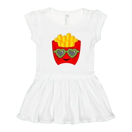 

Inktastic French Fries Funny Fry Lover Gift Toddler Girl Dress