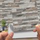 thumbnail image 1 of Decorative Tile Stickers for Bathroom and Kitchen Tile Stickers, 20 Pieces Imitation Leather Brick Style 3D Imitation Stone Waterproof Self-Adhesive D, 1 of 5