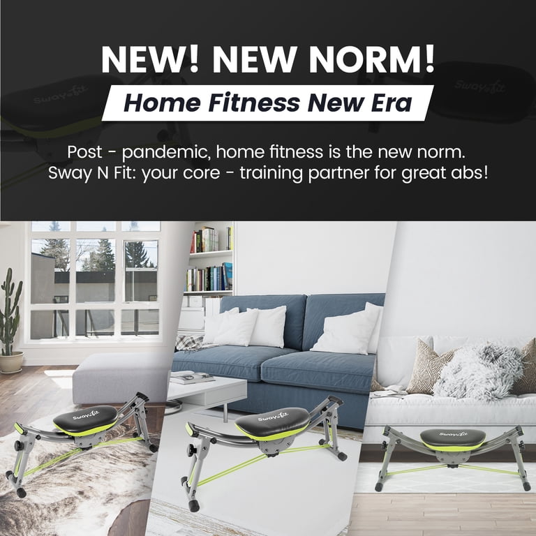 Wonder Core Sway N Fit Hip Thrust & Ab Machine with Sway Motion