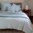 thumbnail image 4 of 100% French Linen Duvet Cover - King/Cal King - Wave | BOKSER HOME, 4 of 8