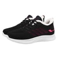 thumbnail image 4 of DLONGLI Women's Diabetic Orthopedic Arch Support Wide Width Winter Walking Shoes Fleece Lined Lace Up Breathable Knit Warm Cushioned Non-Slip Casual Shoes for Cold Weather, 4 of 7