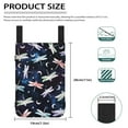 thumbnail image 7 of COEQINE Dragonfly Crutch Pouch Crutch Accessories Storage Pouch Underarm Crutch Bag with Front Pockets and Drink Holder Crutch Accessories Bag for Adults, Seniors, Kids, 7 of 7