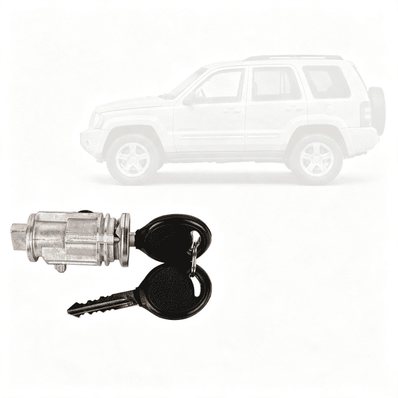 symway Ignition Key Switch Lock Cylinder for 1998-2008 Jeep Grand Cherokee Wrangler 5003843AB US427L 703719 924703