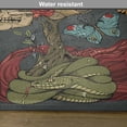 thumbnail image 6 of Ambesonne Skull Place Mats Set of 4, Evil Mexican Sugar, Standard Size, Ruby Dark Grey, 6 of 6