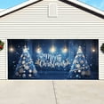 thumbnail image 2 of Decoración Navideña Para Puertas De Garaje Con Temática Azul. Mural Para Puertas De Garaje. Fiesta Navideña. 6 X 13 Pies., 2 of 7
