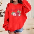 thumbnail image 2 of Weebloom Cute Hoodies For Teen Girls Graphic Prints Sweatshirt Crewneck Long Sleeve Drop Shoulder Pullover Tops Casual Birthday Dailywear,3-4 Years, 2 of 4