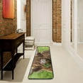 thumbnail image 3 of Dreamtimes Highland Cattle Runner Rug 2'x6' Kitchen Rug Non Slip with Rubber Backing Green Meadow Washable Soft Area Rug Carpet Entryway Rug Runner for Hallway Bedroom Kitchen Decor, 3 of 6