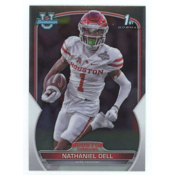 NFL 2022 Bowman Chrome University  Nathaniel Tank Dell #49 (1st Bowman)