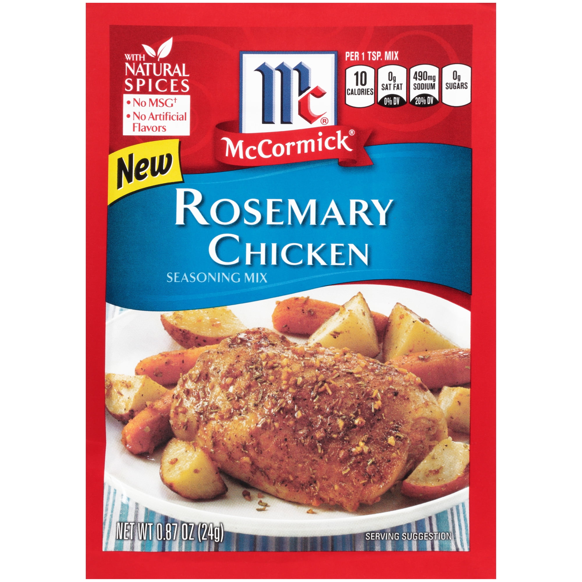 McCormick Rosemary Chicken Seasoning Mix, 0.87 oz