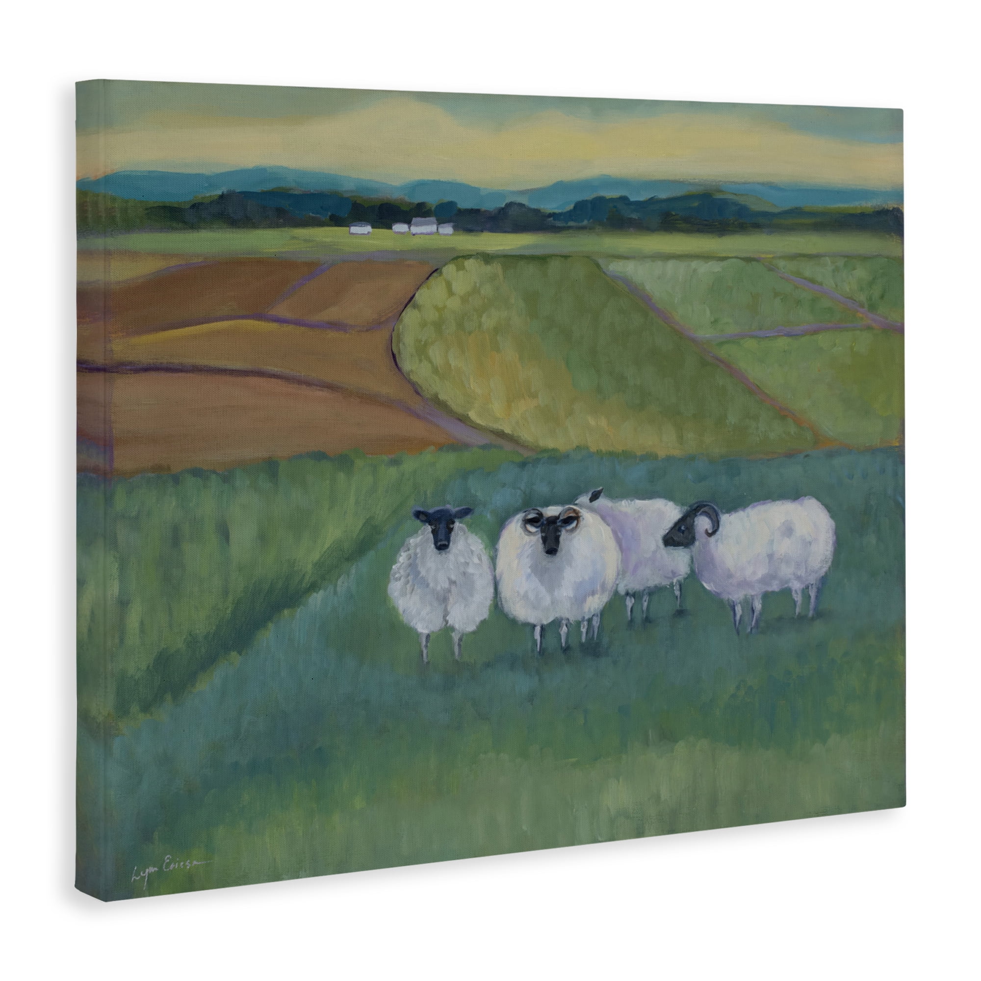 Stupell Industries Sheep Herd Meetup Canvas Wall Art, design by Lynn Ericson Fine Art