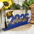 thumbnail image 5 of Ongmies Black & Gold Graduation Table Decorations | Class of 2025 Wooden Centerpieces & Photo Prop | Graduation Sign for Party Decor, 5 of 8