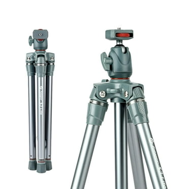 Fotopro 50inch Camera Tripod Lightweight Travel Phone Tripod with 360 Ball Head Phone Holder Max Load 5.5lb/2.5KG