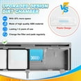 thumbnail image 4 of Aorsher Compatible with Shark Vacmop Replacement Pads for VM252 VM251 VM200 VM200C VM190 VM252C QM250 VM250 VC205 Vacuum Mop Pad, 2+1+1 Set, 4 of 8