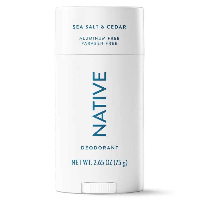 Native, Deodorant, Sea Salt & Cedar 2.65 oz, Aluminum Free