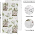 thumbnail image 2 of SKYSONIC 2 Pack Watercolor Birdcage Hand Towels, Flowers Spring Kitchen Towel Ultra Soft and Absorbent,Decorative Fingertip Face Towel for Bathroom Hotel, 28.3"x 14.4", 2 of 6