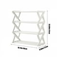 thumbnail image 3 of XIBUFE 3-Tier Shoe Rack For Closet Holds 12 Pairs Sturdy Space Saver Shoe Organizer Shoe Rack For Front Door Entrance Gifts For Women, 3 of 7
