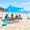 Sky Blue-10 x 10 FT 4 Pole, variant on Sky Blue 10 x 10 FT 4 Pole Beach Tent Sun Shelter UPF50+ Shade