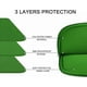 thumbnail image 3 of Funda para Laptop a Prueba de Golpes de 15.6" con Bolsillo Frontal, para HP Dell Asus Lenovo, Verde Oscuro, 3 of 7