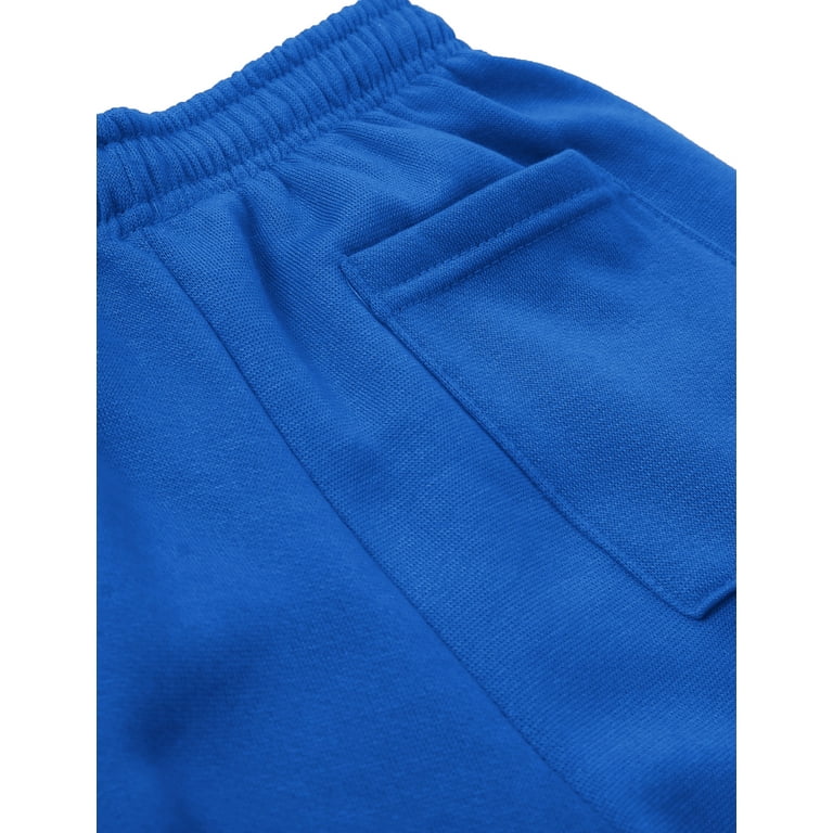 Mens Sweat Shorts Brushed Fleece Lightweight Shorts with Pockets