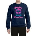thumbnail image 2 of Catalina Wine Mixer Island Prestige Movie| Mens Pop Culture Crewneck Graphic Sweatshirt, Vintage Heather Navy, 2XL, 2 of 4